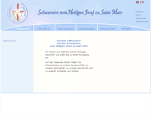 Tablet Screenshot of josefsschwestern-zu-saint-marc.org